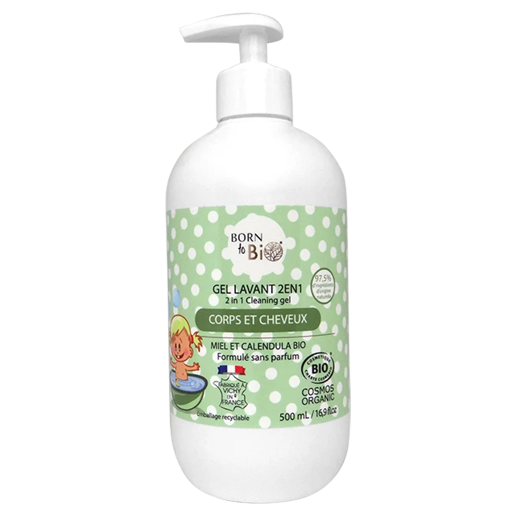 2 in 1 Baby Wash 500mL - Certified organic-0