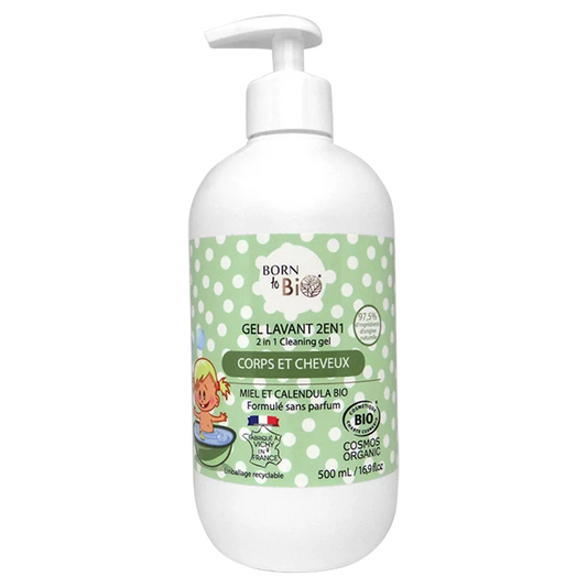 2 in 1 Baby Wash 500mL - Certified organic-0