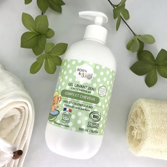 2 in 1 Baby Wash 500mL - Certified organic-1