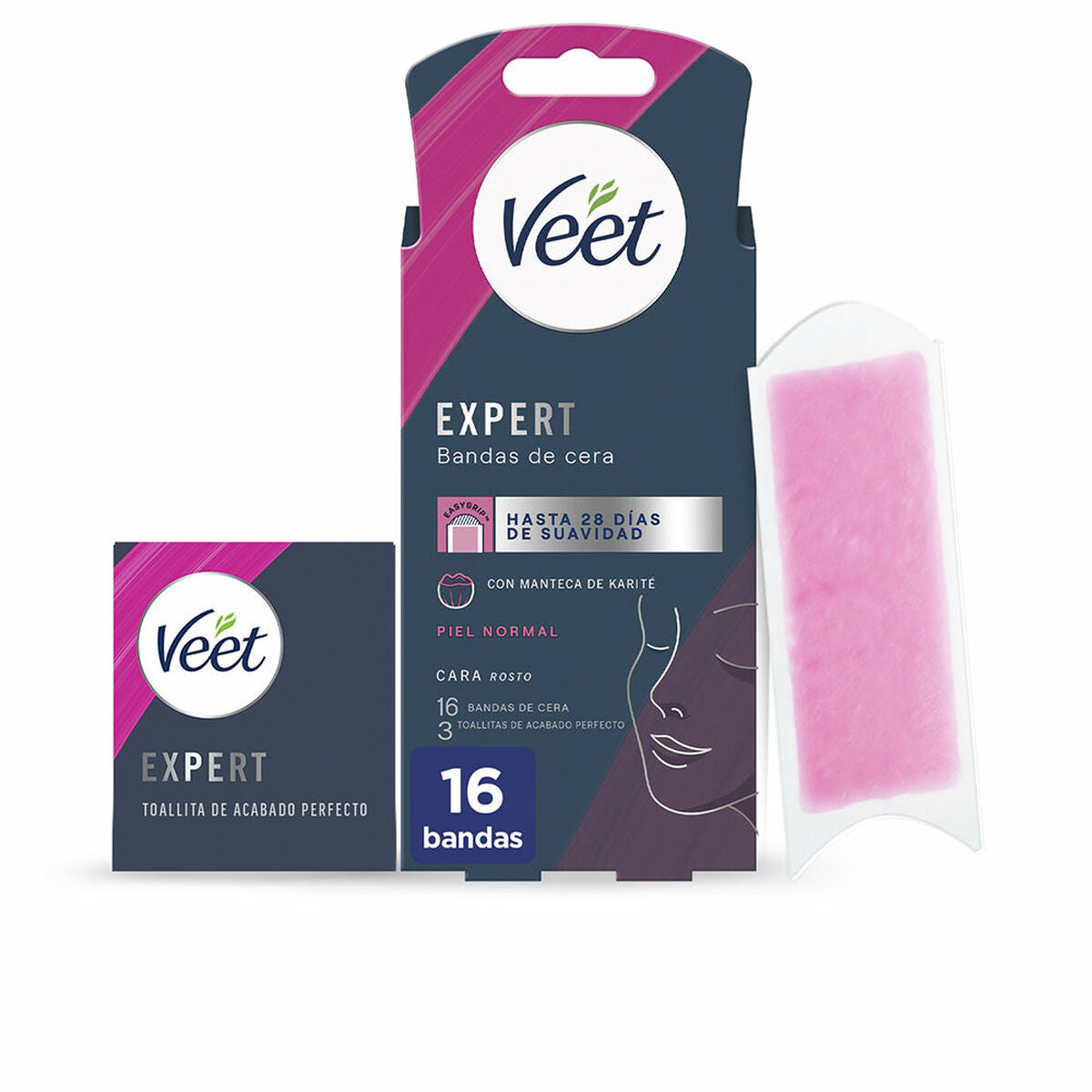 Facial Hair Removal Strips Veet Expert (16 Units)-1