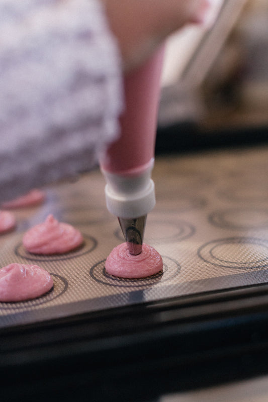 Macarons Zitrone, Pistazien und Wald Himbeeren-1